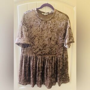 Listicle Velvet Chocolate Dress